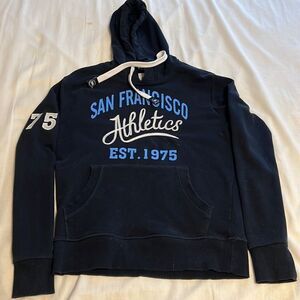 SAN Francisco Athletic hoodie. Blue. Extra small